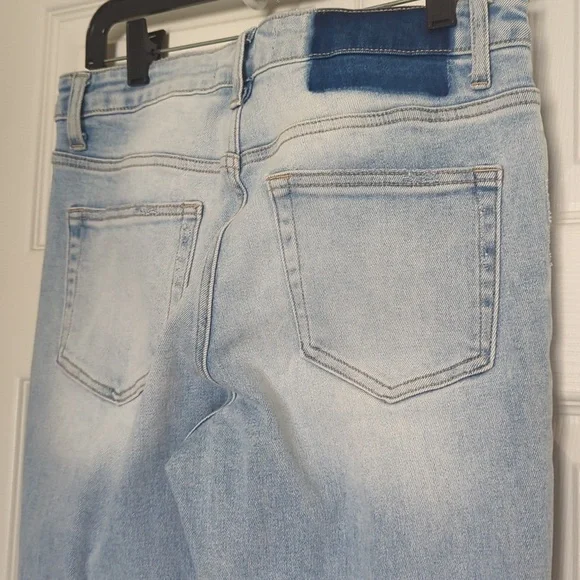 Flying Monkey Two-Tone Flare Jeans - Picture 11 of 15